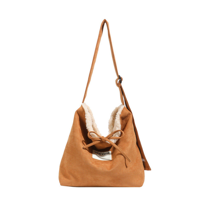 Double-Sided Bucket Bag Large-Capacity Casual Tote