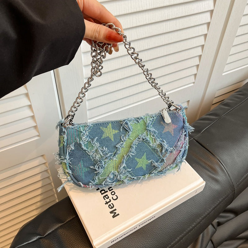 Retro Plaid Commuter Shoulder Bag