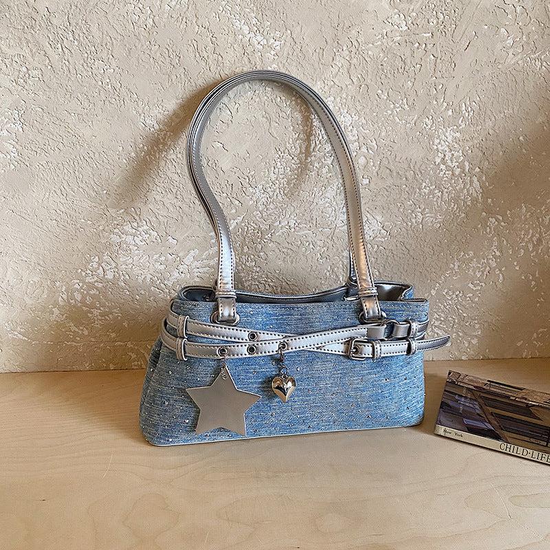 Large Capacity Versatile Shoulder Baguette Bag