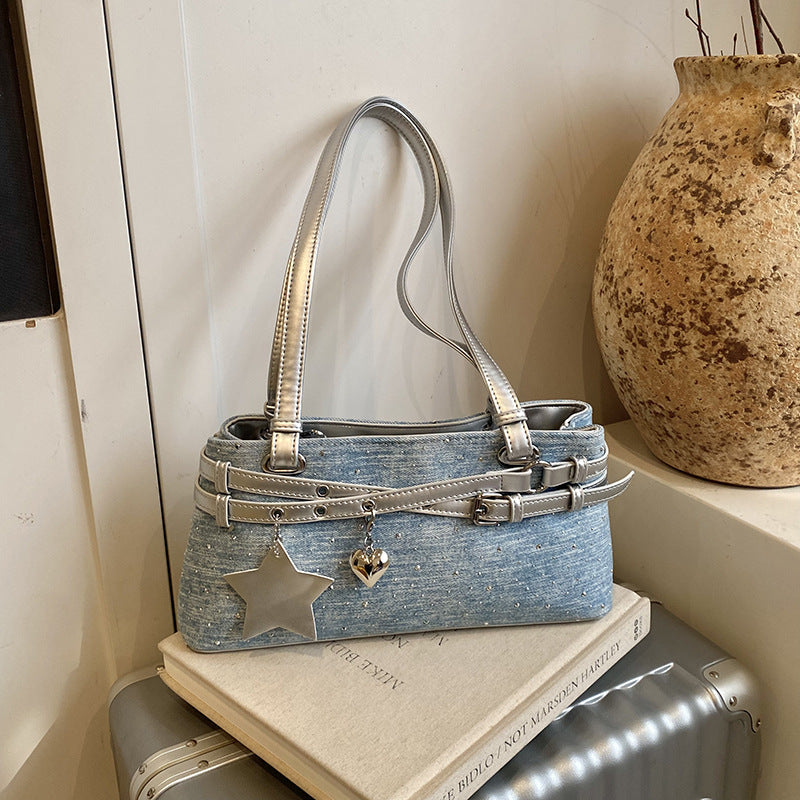 Large Capacity Versatile Shoulder Baguette Bag