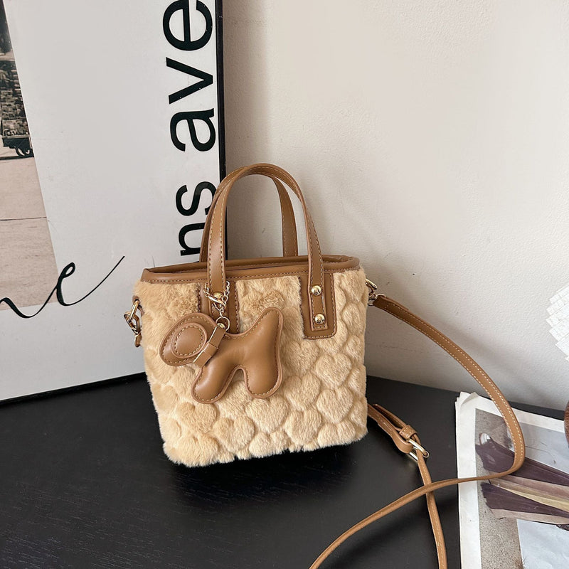 Tide Flu Style Bucket Bag One Shoulder Handbag