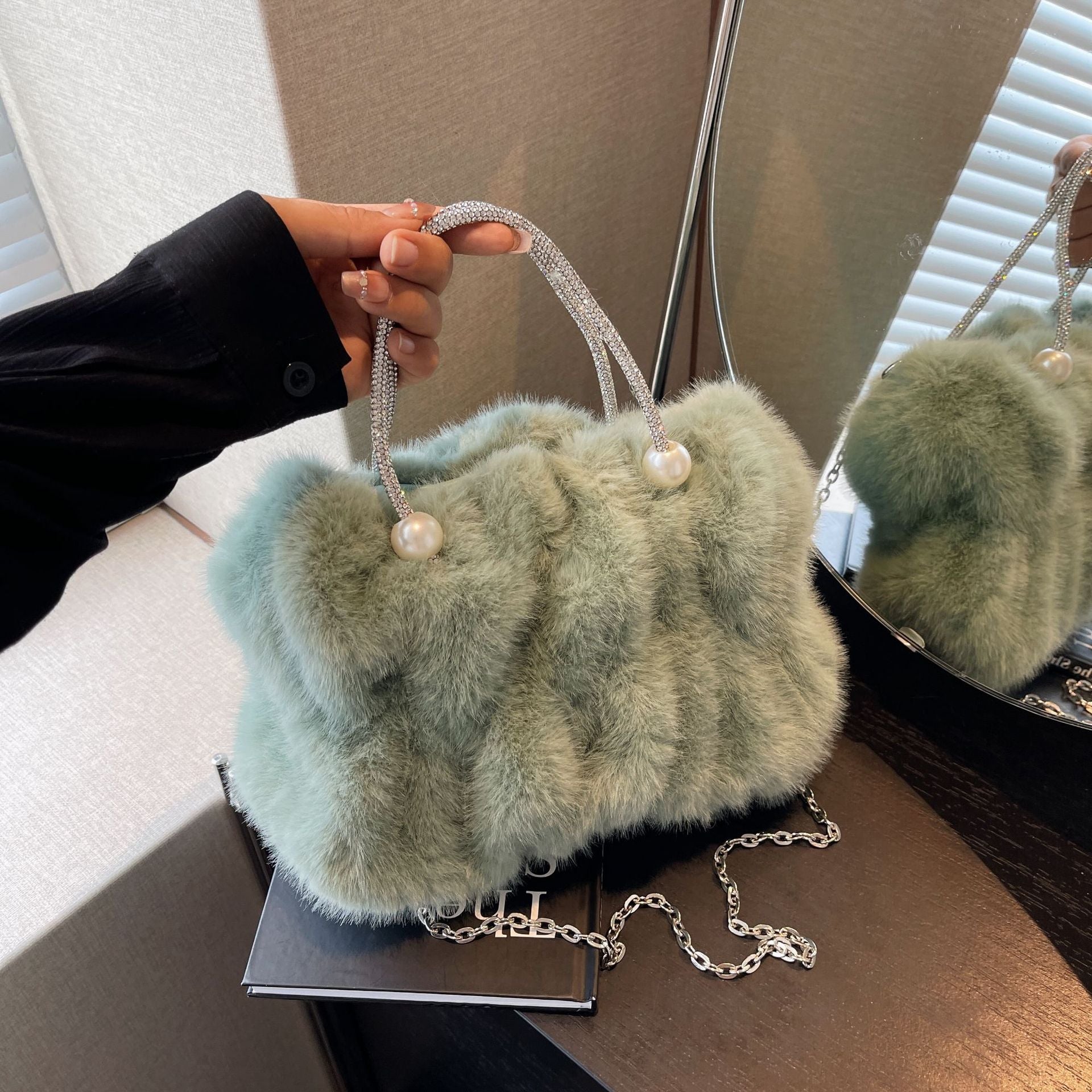 Atmosphere Fairy Pleated Cloud Fluffy Messenger Handbag
