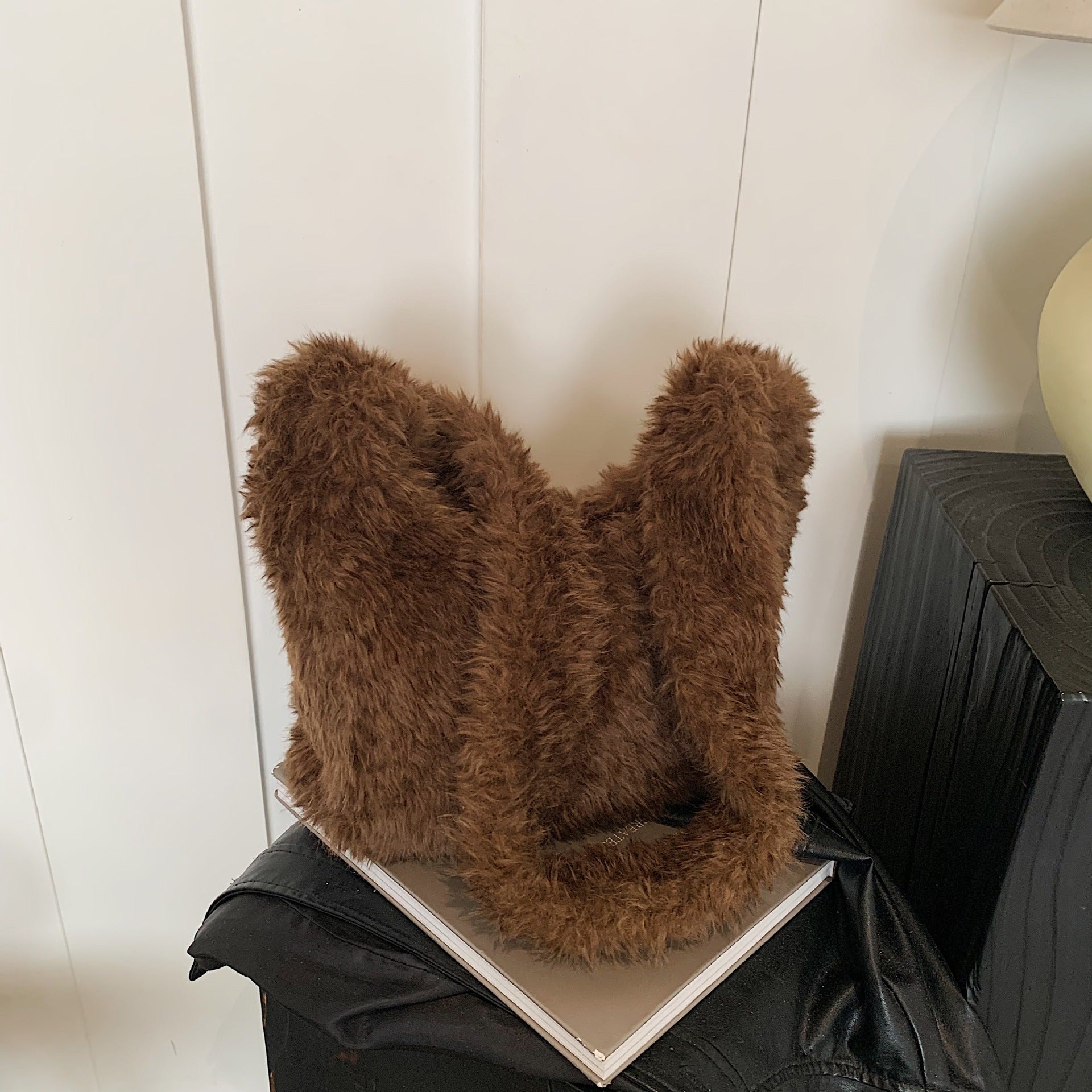 Large Capacity Plush Lazy Bag Shoulder Bag Commuter Dumpling Bag