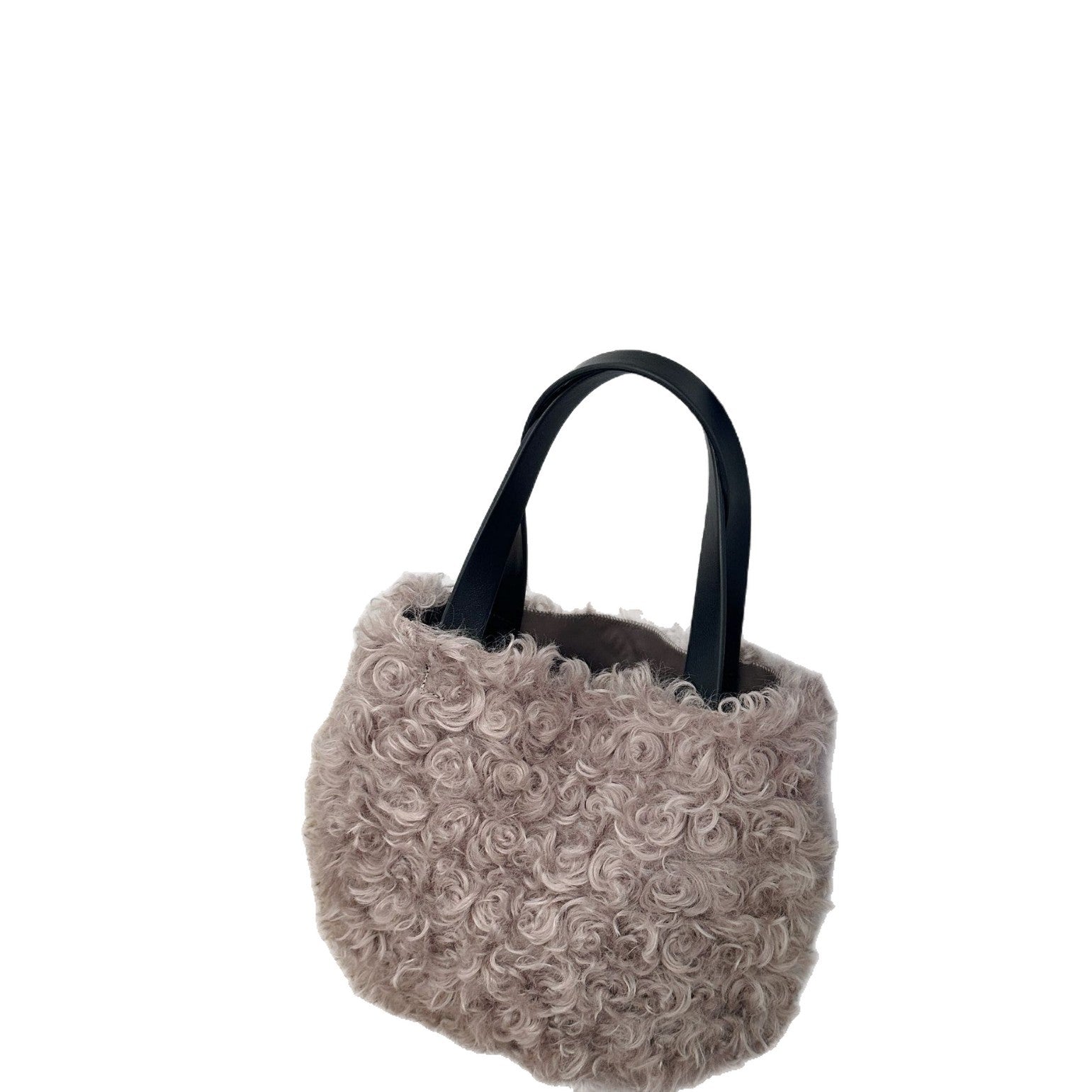 High Fashion Plush Bucket Handbag Autumn Winter New Style