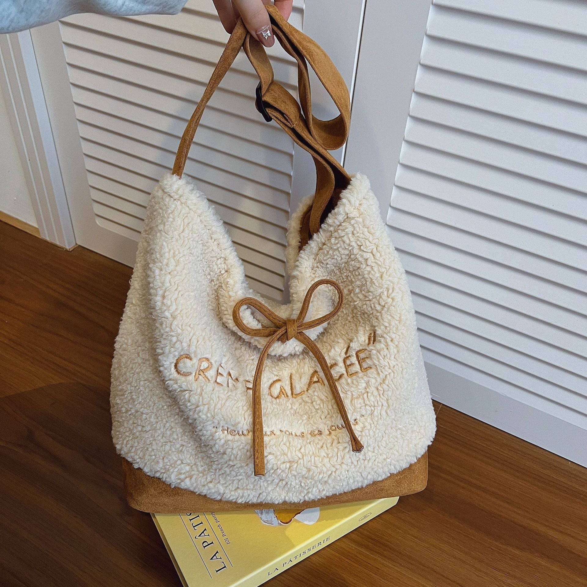 Double-Sided Bucket Bag Large-Capacity Casual Tote