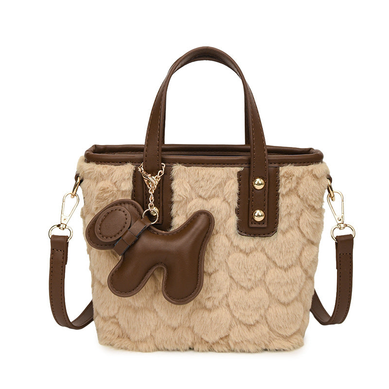 Tide Flu Style Bucket Bag One Shoulder Handbag