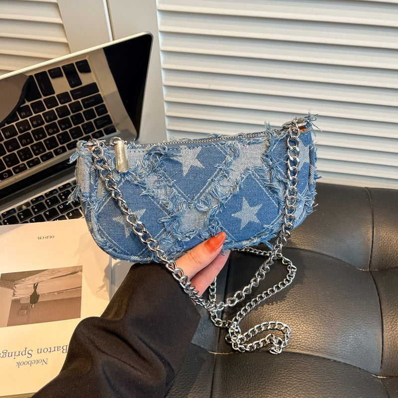 Retro Plaid Commuter Shoulder Bag