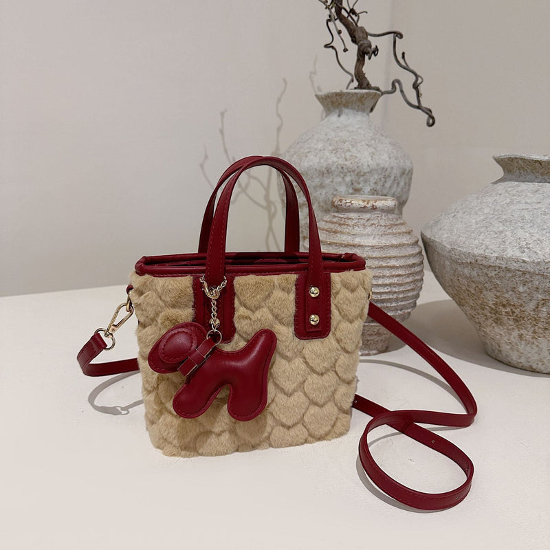 Tide Flu Style Bucket Bag One Shoulder Handbag