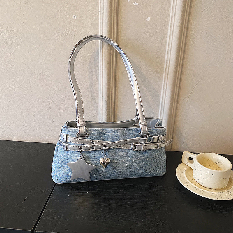 Large Capacity Versatile Shoulder Baguette Bag