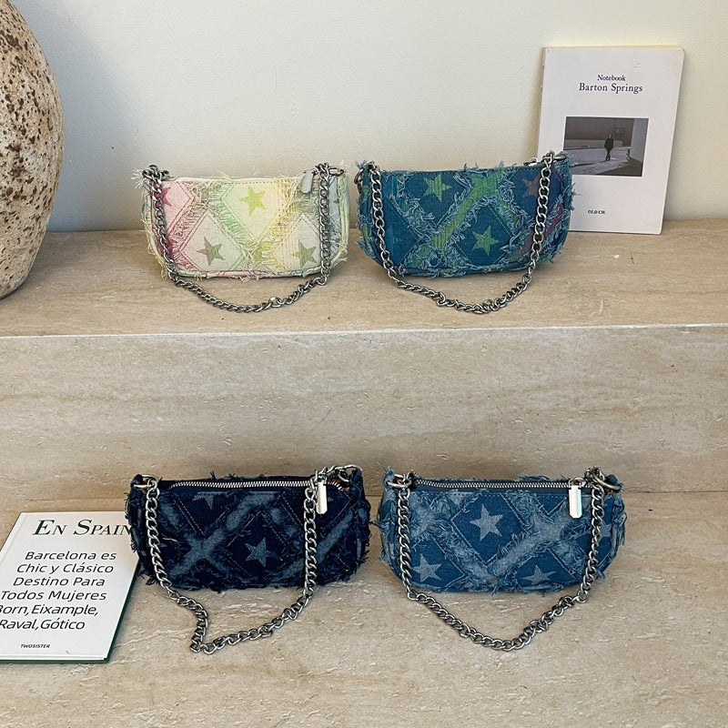 Retro Plaid Commuter Shoulder Bag