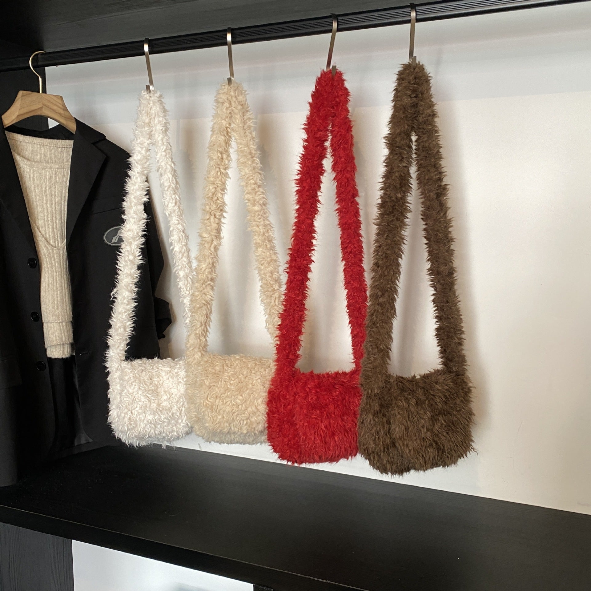 Cute Mini Plush Satchel Shoulder Bag