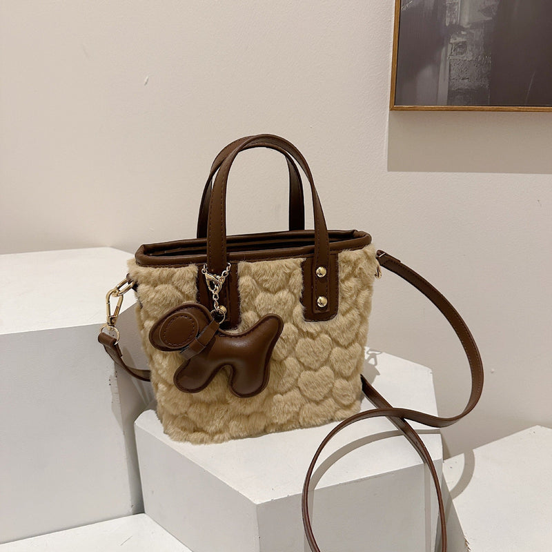 Tide Flu Style Bucket Bag One Shoulder Handbag