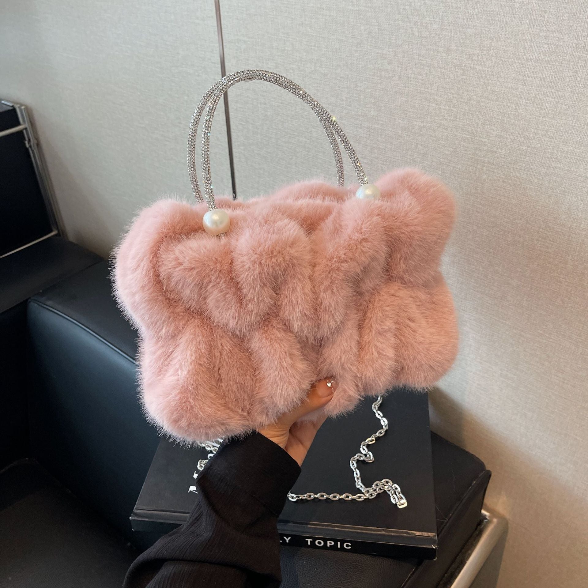 Atmosphere Fairy Pleated Cloud Fluffy Messenger Handbag