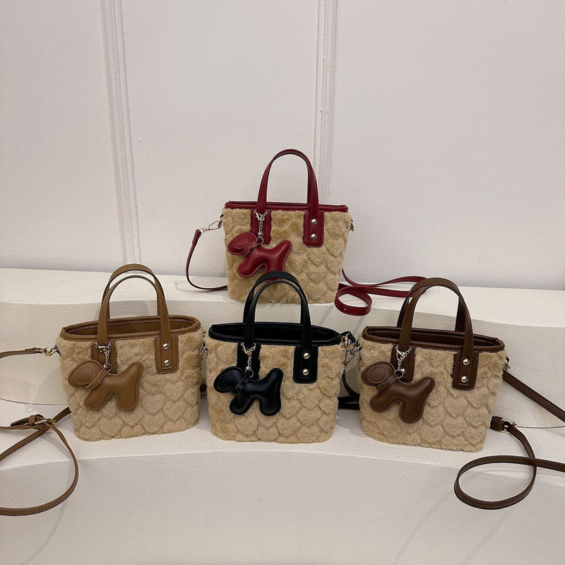 Tide Flu Style Bucket Bag One Shoulder Handbag