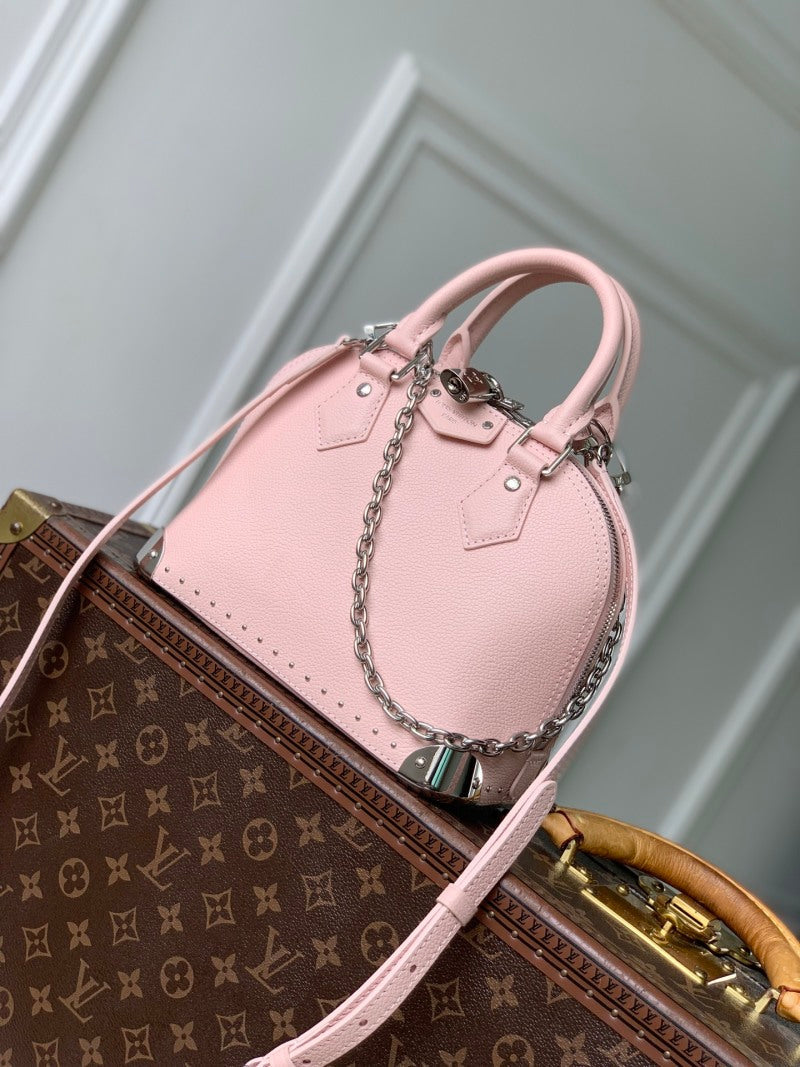 M2A301 Pink Alma Trunk BB Handbag